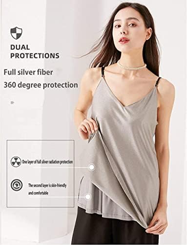 Женска Тениска DARZYS EMF Защита От Радиочестотни екраниран, Облекло За Защита От електромагнитни лъчения