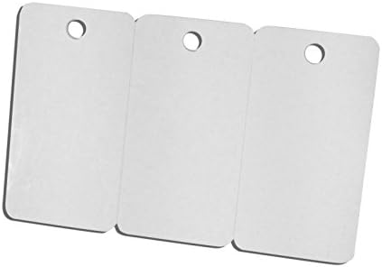 3-up Отрывные Ключови Тагове Cambo Card, Пластмасови Бели Празни лична карта от PVC за мастилено-струен печат
