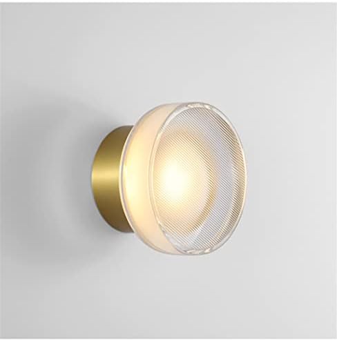 FZZDP Испански Дизайнерски Стъклени led монтиран на стената лампа, Лесно Осветление Преминаването на Фона на Нощни