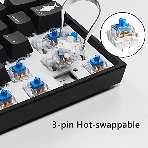 Ключове клавиатура XVX Gateron G PRO Blue, 3-контактни Ключове с предварителна смазка за всички механични клавиатури MX - 35