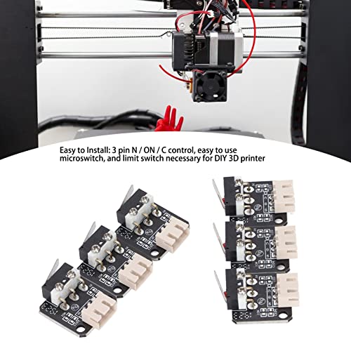 Крайния изключвател 3D принтер, крайния изключвател на 3D принтер 3-Пинов N/ON/C за Ender3 за CR 10 Пълната серия