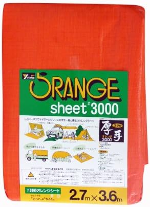 Yutaka OS-05 Оранжев лист № 3000, 9,7 x 11,8 фута (2,7 x 3,6 м)