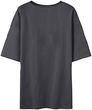 Numaller Двойка Еднакви Тематични Тениски С Кръгло деколте 2023, Блузи с Къс Ръкав, Свободна Тениска за Съпруг