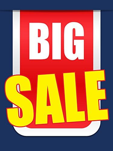 Знак за търговците на дребно Big Sale Business, 18 x24, Цветен, 5 опаковки