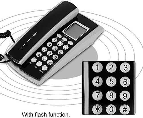 Кабелен телефонен разклонител - с високоговорител, диктофон, интерфейс RJ-45 (6P2C) - Минибар-Телефон за стенен монтаж