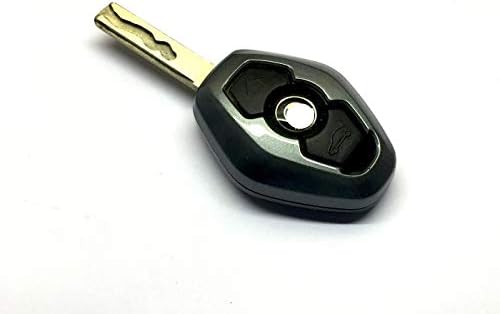 GHXSport Лъскав Сив Металик Цвят на Кутията Дистанционно Ключ Защитен Калъф Клавиатура за BMW Diamond Remote Key E46 E38 E39