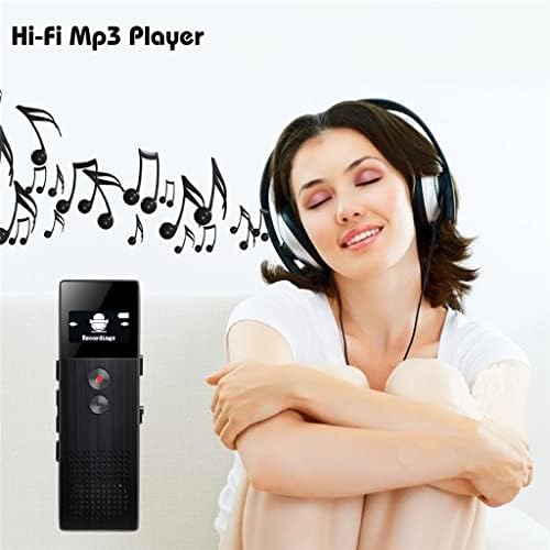 DLOETT Професионален Цифров Аудио Рекордер с Гласово 8 GB USB Дръжка Без Загуба на Hi-Fi Mp3 плеър Запис на MP3/WAV 1536 kbps