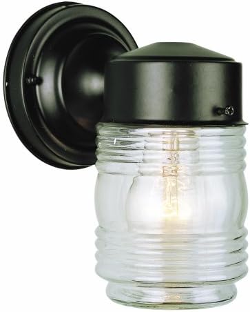 Trans Globe Lighting TG4900 RT Традиционен Одностенный Фенер За улицата-Светлини на полюсите, 7 см, Бронз / Тъмен