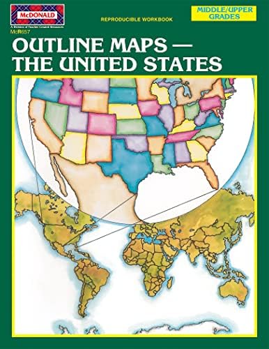 Издателство McDonald Контур карти: Воспроизводимая основна работна заплата на Съединените Щати (McR657)