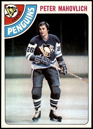 1978 Topps # 51 Питър Mahovlich Питсбърг Пингуинс (хокейна карта) NM/MT Penguins