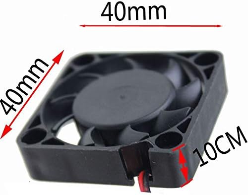 2 елемента мини-охлаждащ компютърен вентилатор 12 По - малък от 40 мм X 10 мм бесщеточный 2-пинов dc