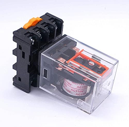 Макара SKXMOD 12V 8-за контакти Електромагнитно реле DPDT Силово реле конектор за свързване на клемм (Размер: