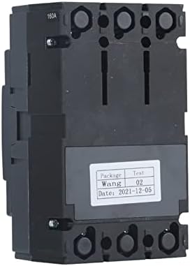 Автоматичен прекъсвач UNCASO YCM8-160 S 3P AC400V 25/18kA MCCB с фиксиран формованным корпус за защита от разпределение на мощността (Цвят: 3P, размер: 16A)