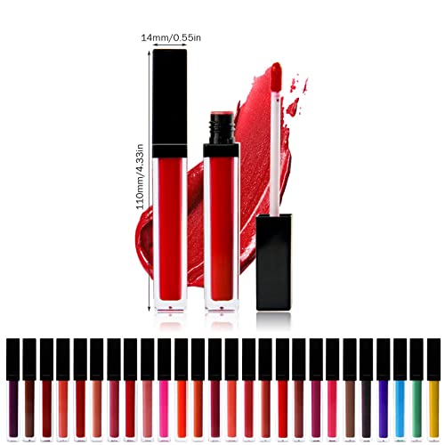 Outfmvch Най-добре продаваният Червило за Пълни устни 26 Цветове, Устойчиви Хидратиращ Течна Червило 3 мл Flavo Lipstick