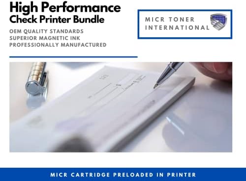 Комплект за принтер MICR Toner International Laser 4001ne MICR с 1 касетата с тонер MTI W1480A 148A MICR Starter (2 бр.)
