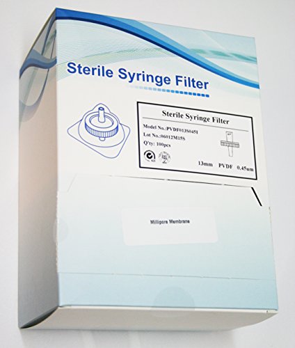 Шприцевой филтър Eco-Sensa PVDF013S045IM PVDF 13 mm 0,45 μm - Кастрирани В Индивидуална опаковка - 10 бр.