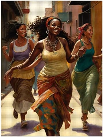 5D Диамантена Живопис Цветни Африкански Жени Пълна Тренировка по Номера Комплекти, Diamond Изкуство Афроамериканская Жена Боя