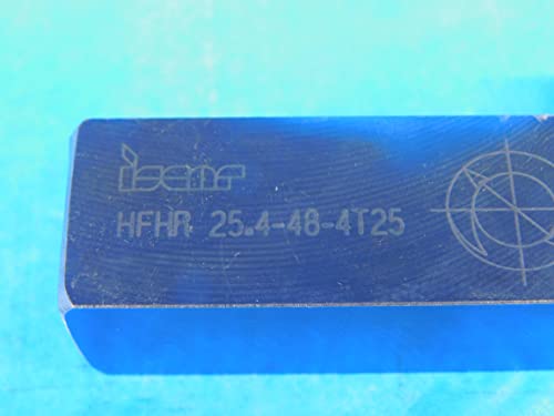 Притежателят на струг инструмент ISCAR HFHR 25.4-48-4T25 1 С опашка и канали 4 7/8 OAL - AR5250AA2