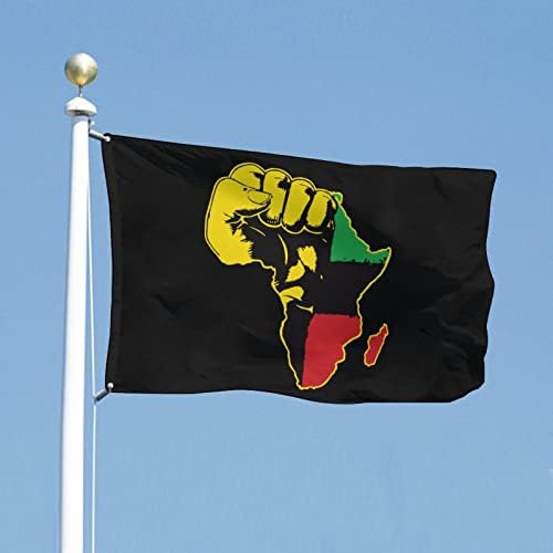 Карта на Африка Традиционните Флагове, Декоративни Забавни Банери за Страни Извън Дома си, В Стаята си на Хотел