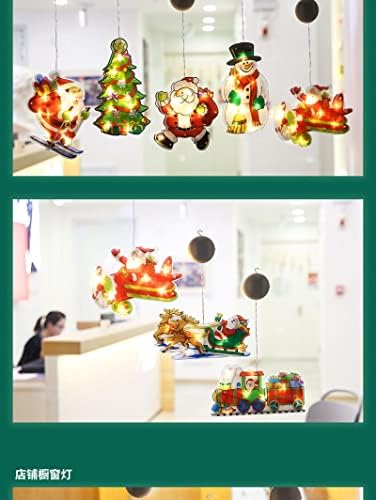 NC Коледни Декоративни Светлини, Празнична аранжировка на Витрини на Магазина Макет на Сцената лампа за Присоске дрънкулки раници
