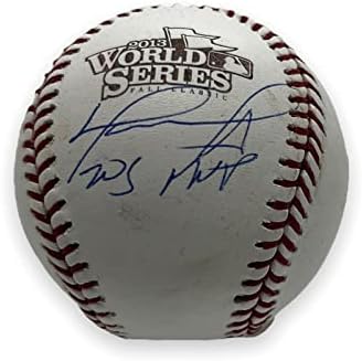 Дейвид Ортиз Подписа Бейзболни топки с автограф на 2013 WS с Надпис MVP WS JSA - Бейзболни топки с автографи