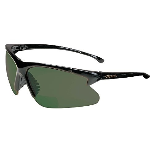 Защитни очила за четене KleenGuard V60 30-06 (20553), четци лещи IRUV Shade 5 с диоптриями +1,5, Черна рамки, 6 чифта / калъф