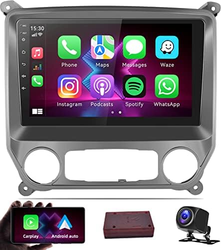 [2 + 32G] Автомобилна стерео система Android 11 за Chevrolet Chevy Silverado 2014-2018 с wi-fi Apple Carplay и Android