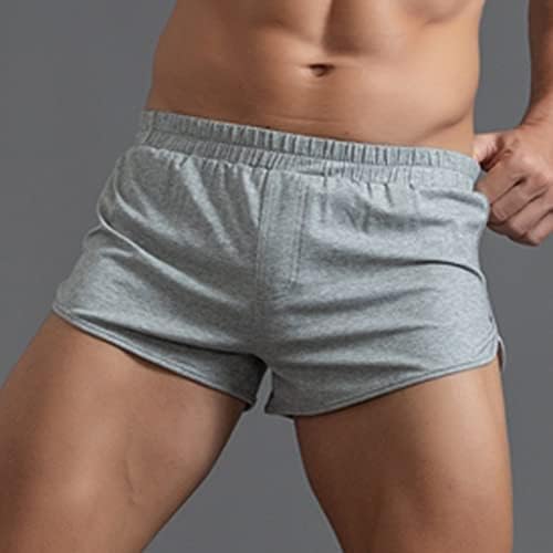 Bmisegm бельо за мъже, мъжки летни обикновена памучни панталони с еластична гумена лента, свободни, бързо съхнещи, ежедневни,