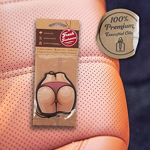 Освежители за въздух за кола Sexy Ass 3 Опаковки С Аромат на Етерични масла От Fresh Fresheners