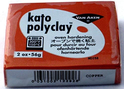Полимерна глина Kato Polyclay™ 2 унция / 56 грама, полимерна глинено тухла Kato Polyclay тегло 56 грама (ЧЕРЕН)
