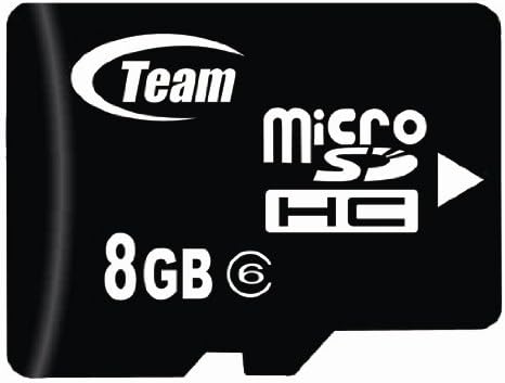 Карта памет microSDHC Turbo клас 6 обем 8 GB. Високоскоростна за T-Mobile Tap Touch Vario Wing идва с безплатни карти SD