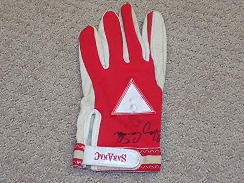Използваните ръкавици за отбивания с автограф от Гари Картър за игри Изложения Метс HOF JSA - MLB