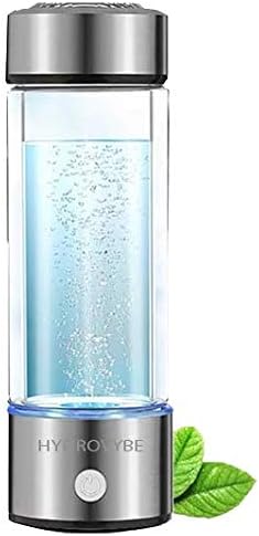 Hydrovybe - Бутилка за вода с високо съдържание на водород 3-то поколение (не съдържа BPA) | йонизатор за Пречистване на бутилки с алкална вода (е Изработен от сплав с / корпу