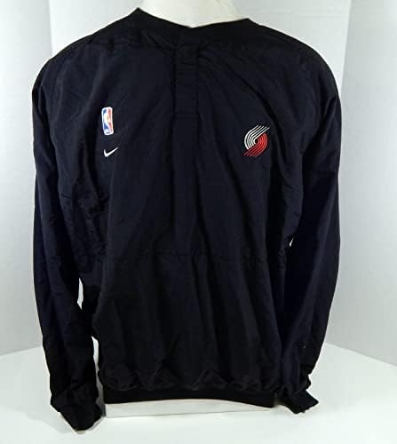 В средата на 2000-те години, Портланд Пътека Блейзърс Освободени Черна Тениска За стрелба с лък, Пуловер 2XL 3 - Използвана, играта НБА