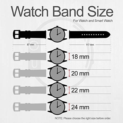 CA0589 Черни Рози Кожен и Силиконов Ремък за Смарт часовник Каишка Часовник Smartwatch Размер на Смарт часа (20 мм)