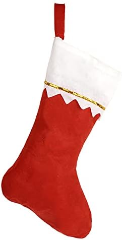 Чорапи в Наличност, Валяние, Направи си сам, за Коледни подаръци, Подвесное Украса за Коледното парти, 15 инча, Камина, Червени Сувенири, Начало Декор, Големи Декорати
