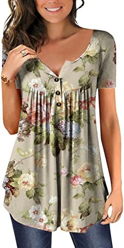 Блуза с дълъг ръкав, Риза за Дами, Есента-Лято 2023, Модни Дрехи Памук Графичен Случайни Топ Свободно Намаляване с V-Образно