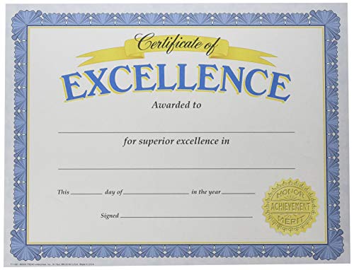 TREND enterprises, Inc. Сертификат за превъзходство Класически сертификати, 30 карата