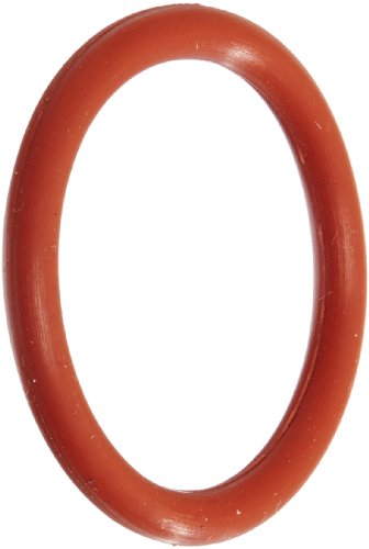 Силиконово о-пръстен 211, Дюрометр 70А, Червено, 13/16 ID, 1-1/16 OD, ширина 1/8 (опаковка по 25 парчета)