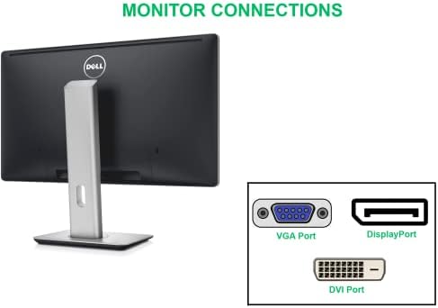 Монитор Dell P2314HT Full FHD 1920 x 1080, Порта, VGA, DVI, 16,7 милиона цвята, време за реакция 8 ms, ъгъл на виждане 178 градуса,