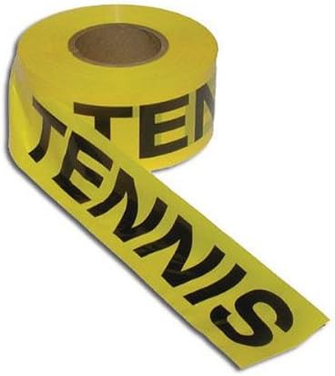 Ръководство за практикуване на тенис На корт Извън корта-Лентата за предупреждения за тенис