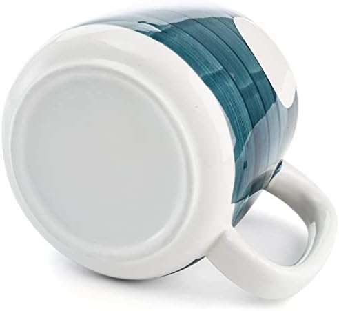 Порцеланови чаши за Кафе DEAYOU в опаковка от 4 теми, Керамични чаши за Кафе с дръжки обем 17 мл, Големи Керамични