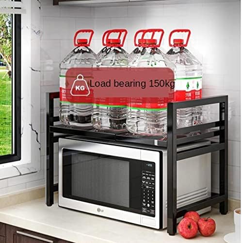 YXBDN Кухненски рафт за съхранение и Многопластова стойка за посуда, Домашна Двупластова стойка за съхранение (Цвят: