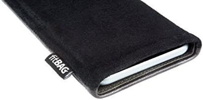 Чанта fitBAG Fusion Black /Черен калъф, изработена по поръчка на Sony Xperia X Compact. Чанта, изработена от смес от кожа Напа