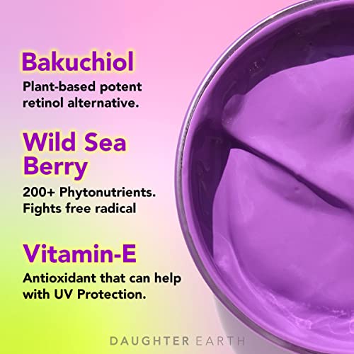 Лилави руж Daughter Earth с явански слива + витамин е | На веганской на растителна основа Със защита от uv | Устойчиви,