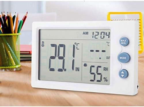 Термометър XJJZS за помещения, наблюдение на температура и Влажност на въздуха, Осветление Сензор за Влажност на въздуха, Стаен Термометър-Влагомер за Дома, Офиса, Де?