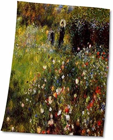 Картини 3dRose Florene Renoir - Изображение на картините на Реноар Летен пейзаж - Кърпи (twl-243826-1)