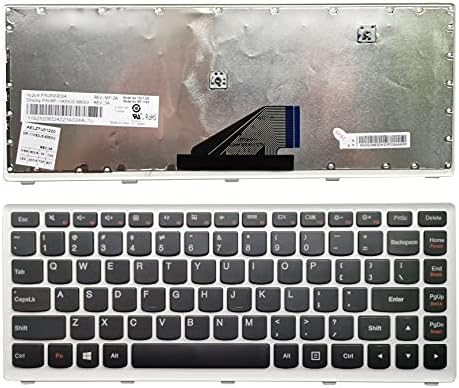 Замяна клавиатура с американската подредбата на Lenovo Ideapad, съвместима с Ideapad U310 25208324, бяла