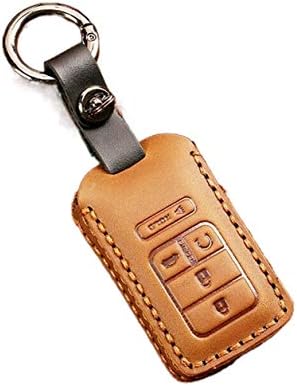 Нов Кожен Калъф за ключове на Автомобила с 5 Копчета, Дистанционно Калъф-Ключодържател за Honda Civic Accord,