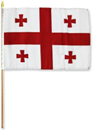 RFCO Грузия (Държава) Флаг-стик 12 x 18 (1)